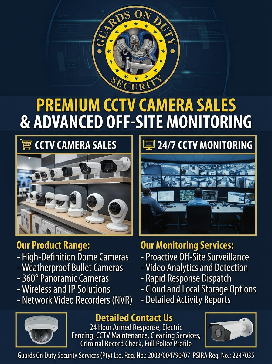 CCTV Monitoring Del Judor Ext 5 Witbank (Free Quotation)