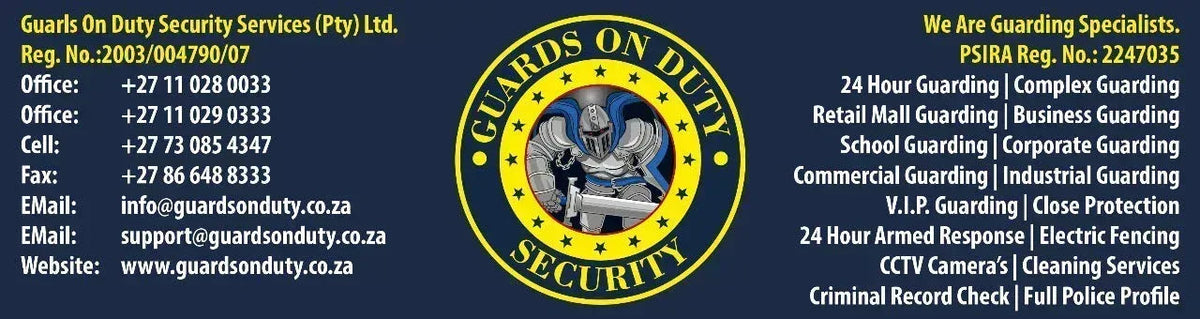 1 X 12 Hour Night Armed Residential Property Security Guard (Free Quotation) - Guards On Duty Shop & Security Guards